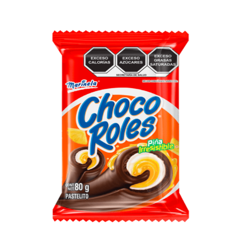 Choco Roles 2 Pzas Marinela 80 g