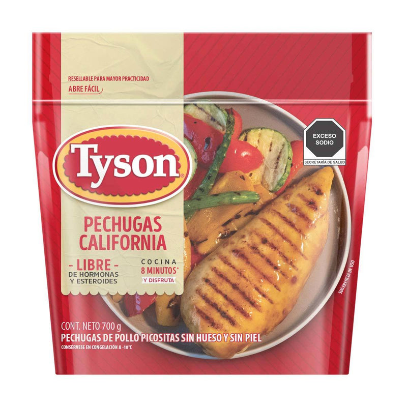 Pechuga de Pollo California Tyson 700 g