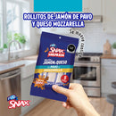 Rollito Jamón De Pavo y Queso 5 Pack FUD SNAX 200 g