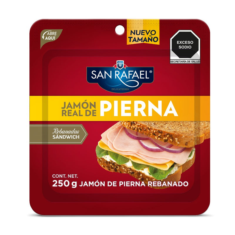 Jamón Real De Pierna Rebanadas Sándwich San Rafael 250 g