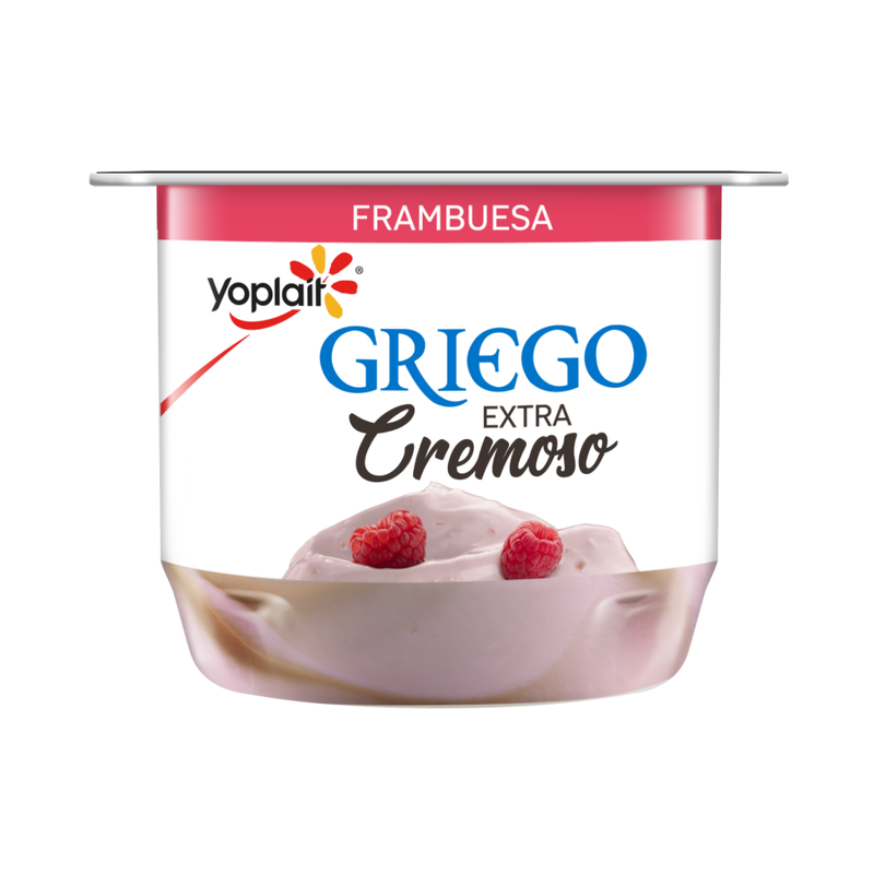 Yoghurt Batido Griego Extra Cremoso Frambuesa Yoplait 145 g