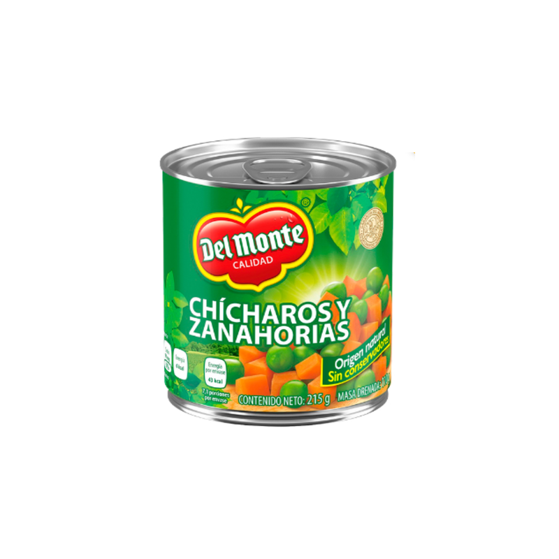 Chicharos Y Zananhoria Del Monte 215 g