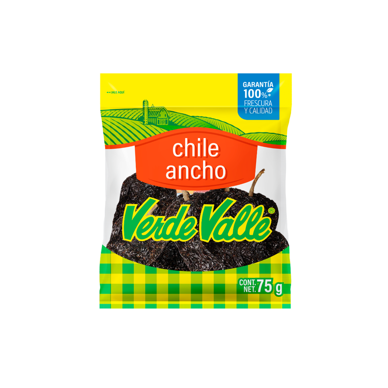 Chile Ancho Verde Valle 75 g