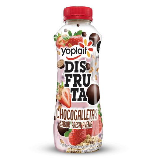 Yoghurt Bebible Disfruta Chocogalletas Fresa Avena Yoplait 307 g