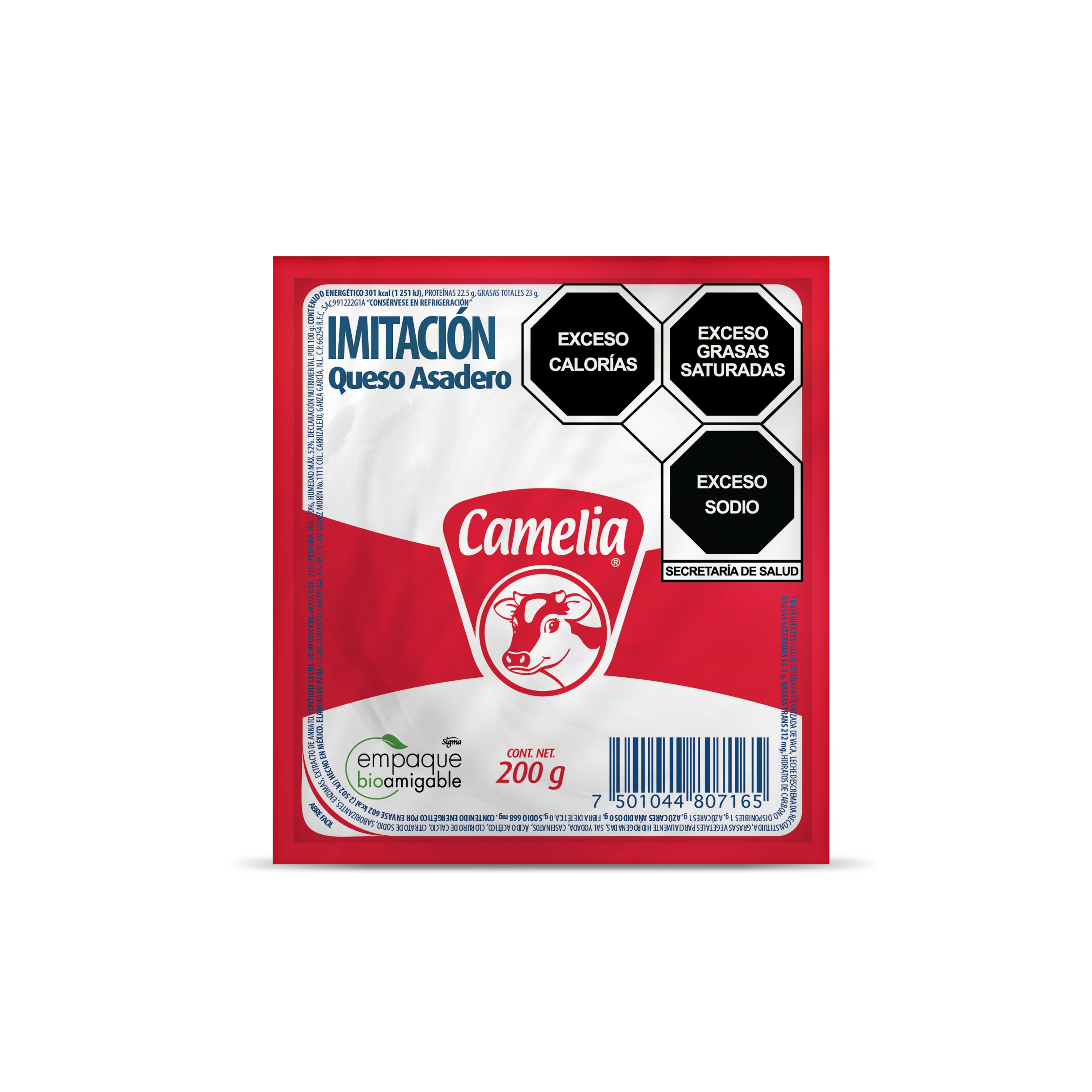 Queso Asadero Camelia 200 G 2865