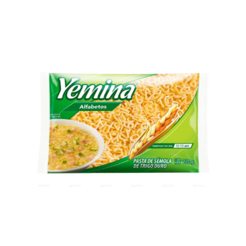 Pasta Alfabeto Yemina 220 g
