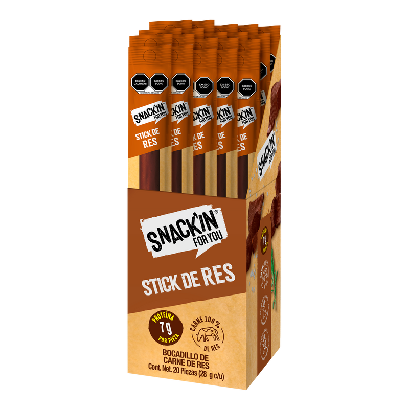 Stick de Res Individual SNACK'IN FOR YOU 28 g