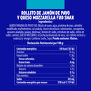 Rollito Jamón de Pavo y Queso FUD 5 Pack 200 g
