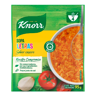 Sopa Letras Knorr 95 g