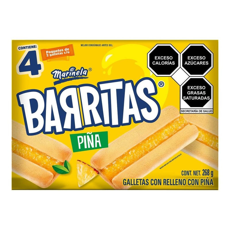 Barritas Piña Marinela Caja 268 g