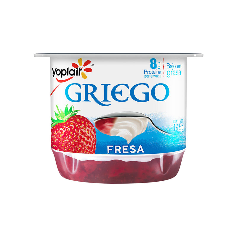 Yoghurt Griego Yoplait Batido Fresa 145 g
