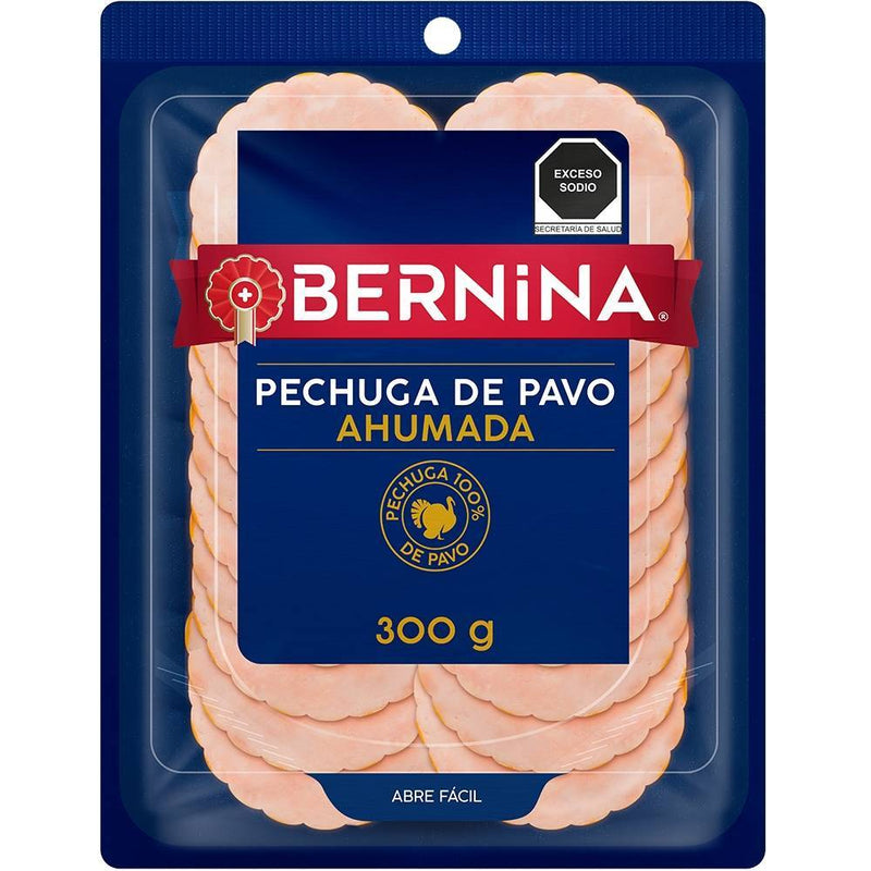 Pechuga de Pavo Cocida y Ahumada Bernina 300 g