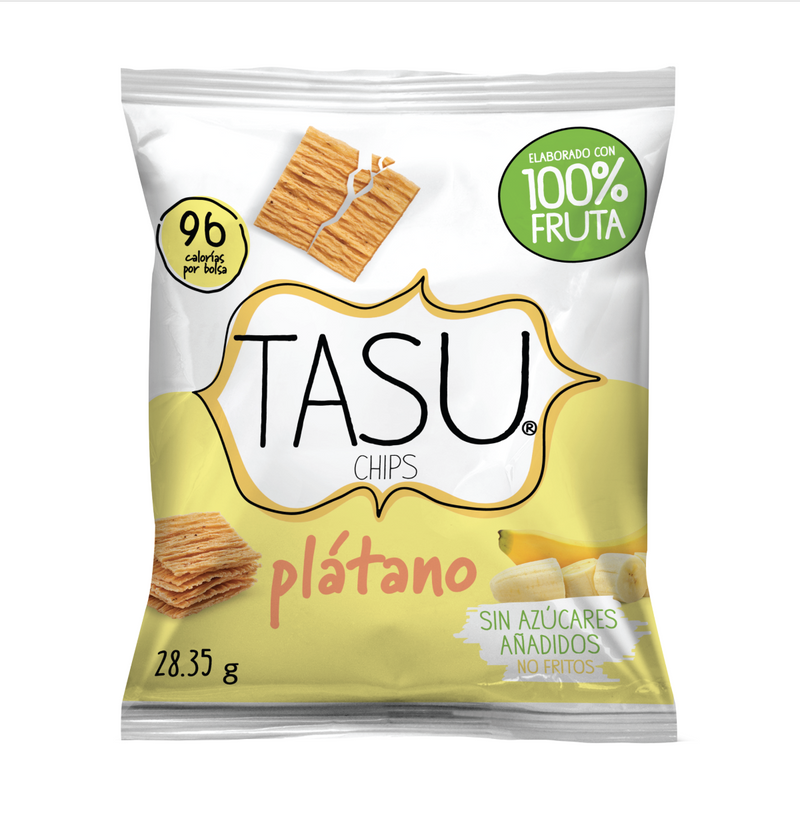 Chips de Plátano Deshidratado TASU 28 g