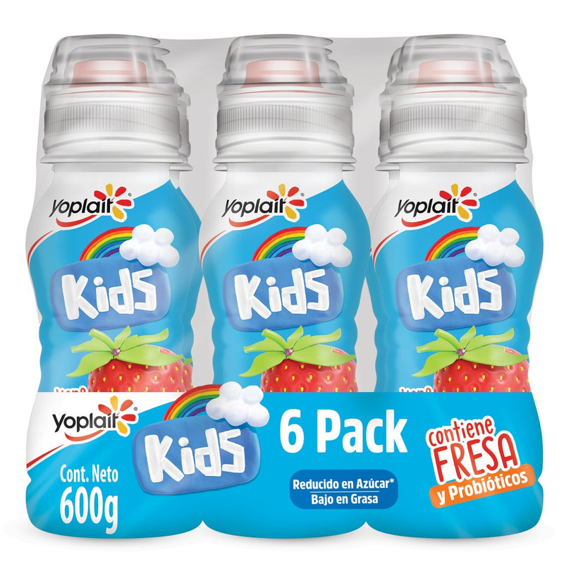 Yoghurt Kids Bebible de Fresa Yoplait 6x100 g