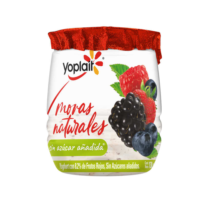 Yoghurt Batido Sin Azúcar Moras Yopalit 130 g
