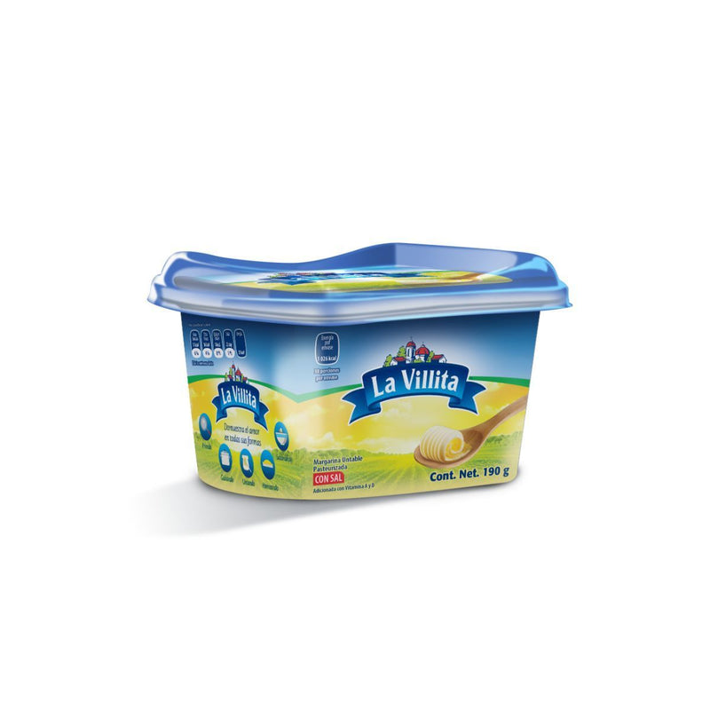 Margarina Untable Con Sal La Villita 190 g