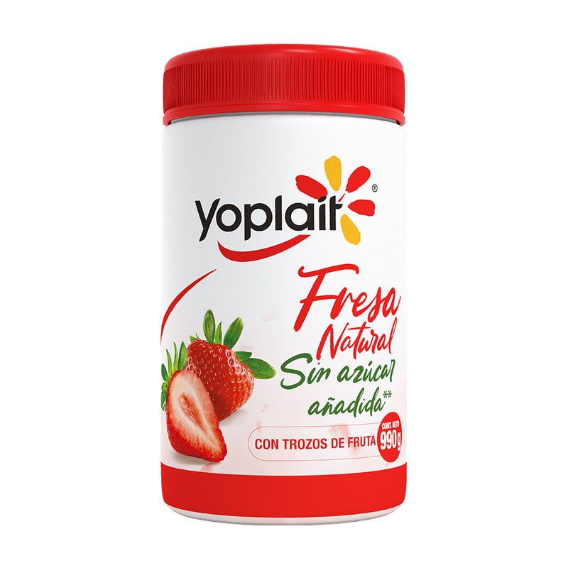 Yoghurt Batido Fresa Yoplait Sin Azúcar 990 g