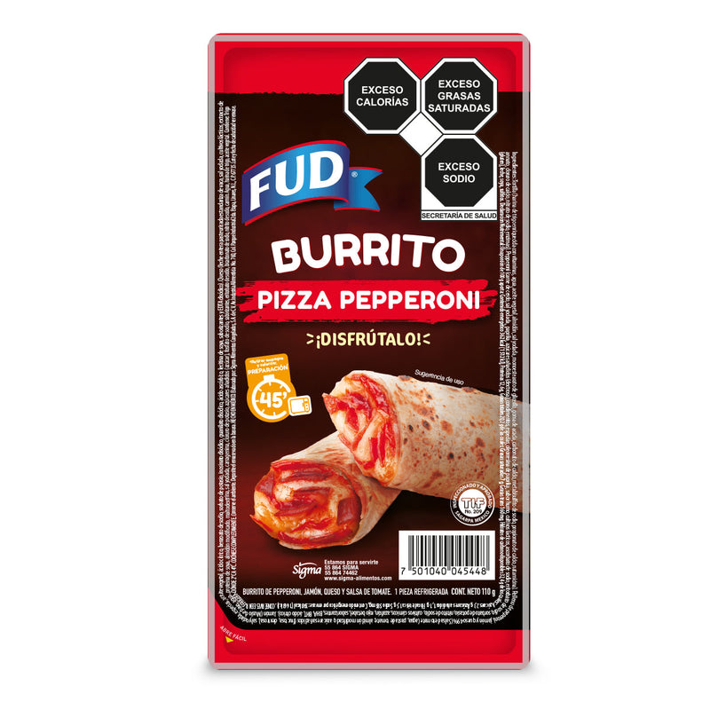Burrito Pizza Pepperoni FUD 110 g