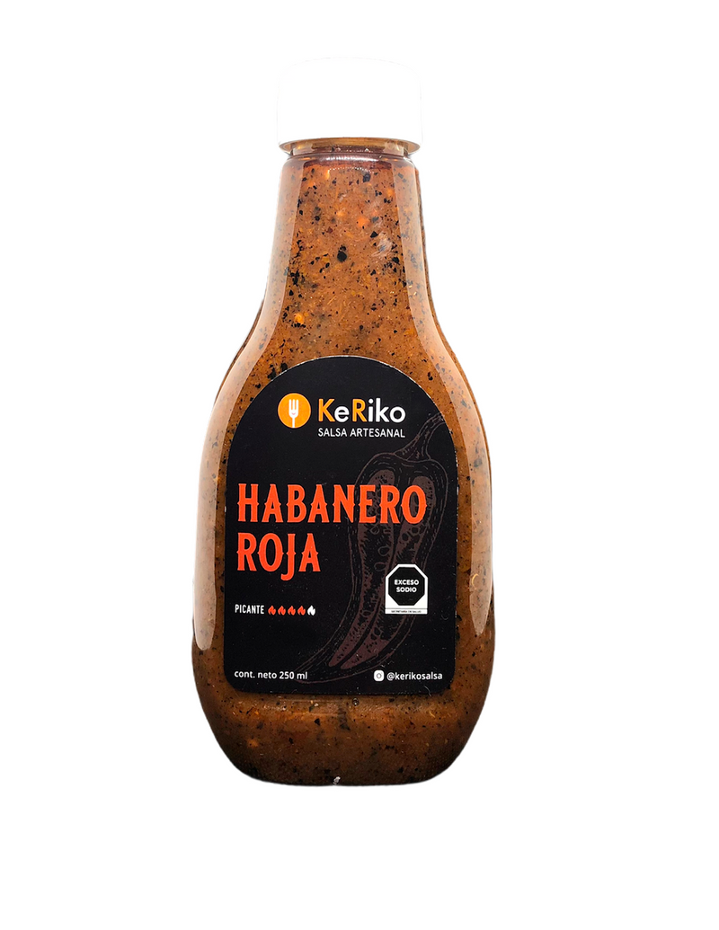 Salsa Habanero Roja KERIKO 250 ml