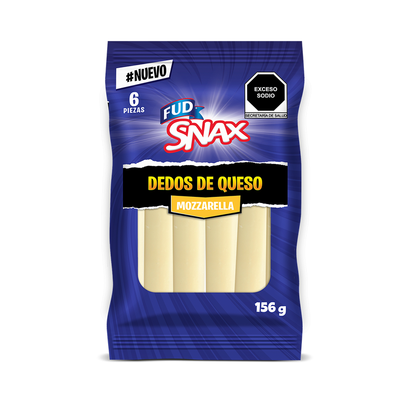 Dedos de queso Mozzarella FUD Snax 6 pack 156 g