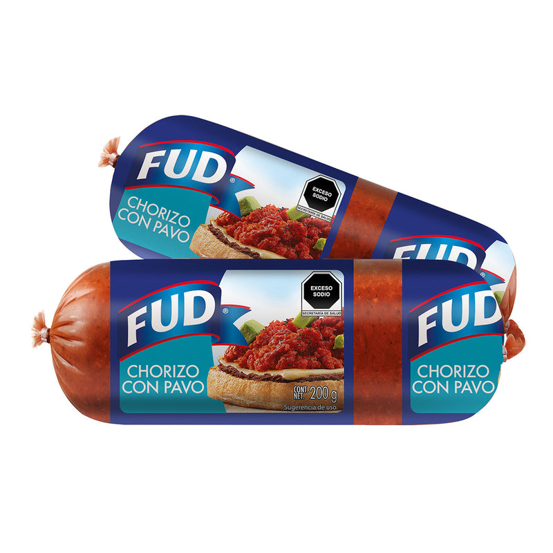 Chorizo de Pavo FUD 200 g