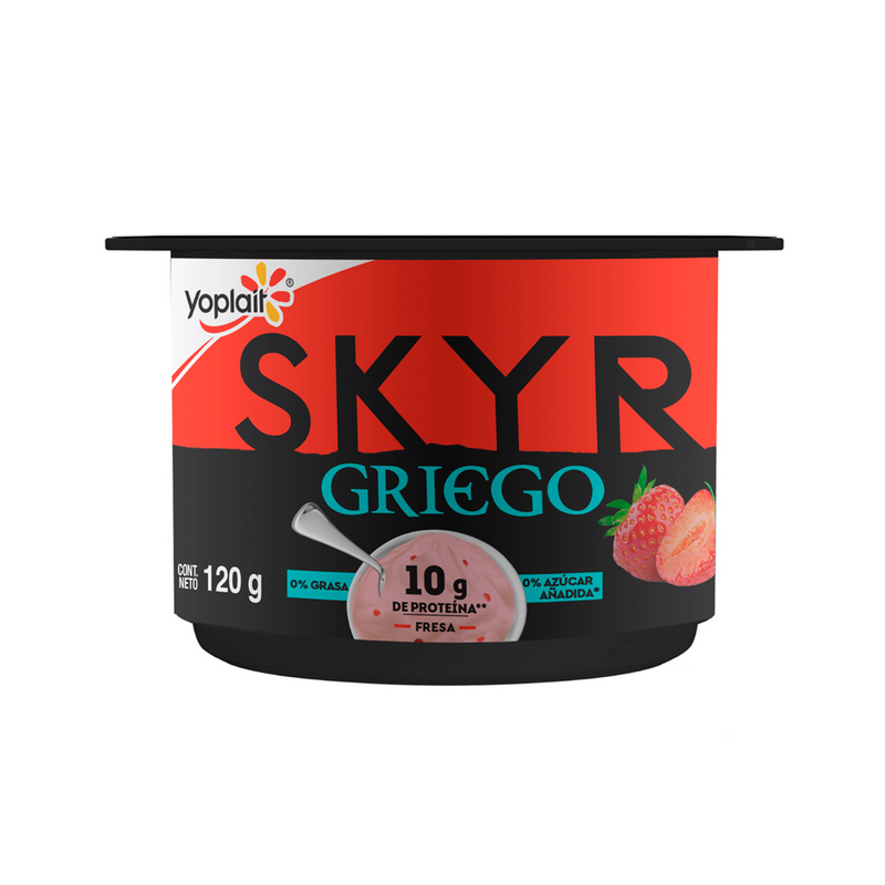 Yoghurt Skyr Griego Fresa Yoplait 120 g